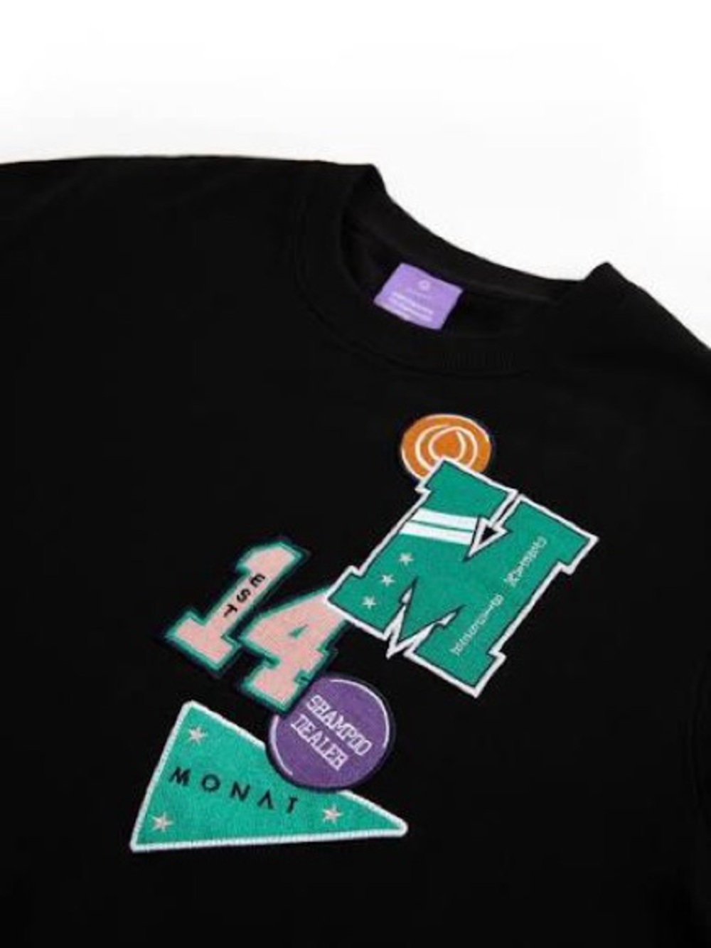 MONAT Shampoo Dealer Crewneck Sweatshirt with Patches